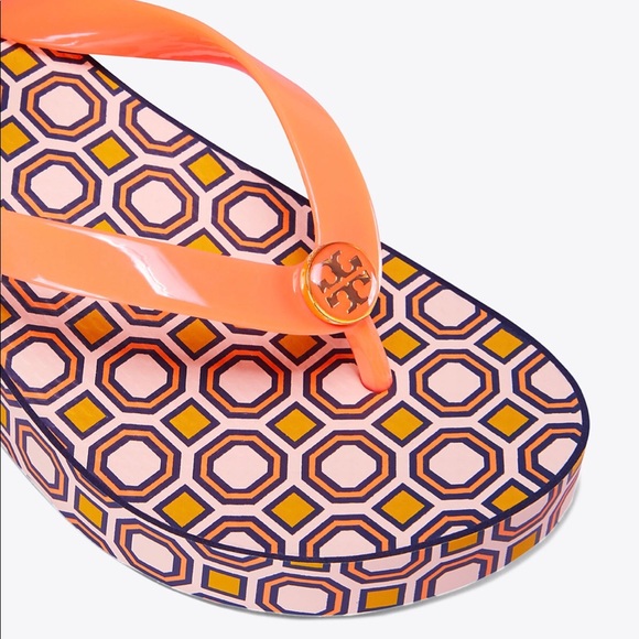 Tory Burch Wedge Flip Flops - Picture 3 of 3